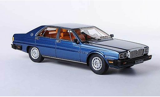 Maserati Quattroporte Base 1/43 Neo III blauw 1978 modelauto