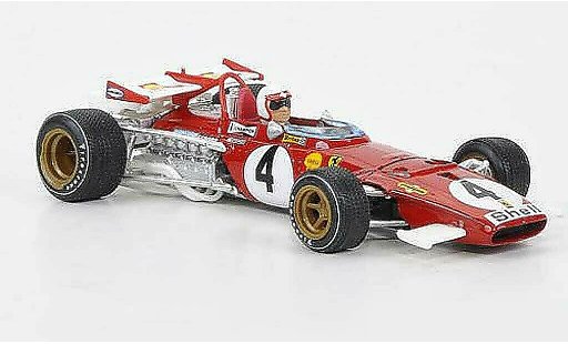 Ferrari 312 B 1/43 Brumm No.4 Regazzoni GP Italien + Fahrer 1970 modelauto