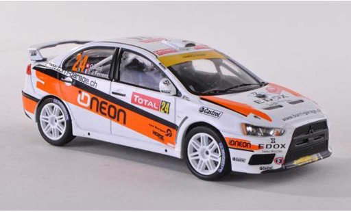 Mitsubishi Lancer Evolution X 1/43 IXO No.24 Edox Rally Monte Carlo 2012 O.Burri/J.Ferrero modelauto