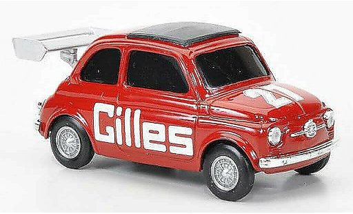 Fiat 500 Course 1/43 Brumm No.27 Gilles modelauto