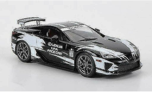 Lexus LFA Pace Car 1/43 J Collection zwart/wit 2011 modelauto