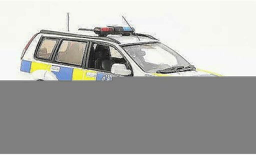 Nissan X Trail Base 1/43 J Collection Royal Barbados Politie - Politie 2008 modelauto