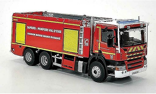 Scania Serie R P400 1/43 Eligor GIMAEX 95 Sapeurs Brandweer - Val d'Oise Schaumloschfahrzeug modelauto