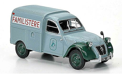 Citroen 2CV Fourgonnette 1/43 Eligor AZU Familistere modelauto
