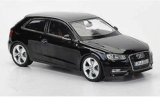 Audi A3 berline 1/43 Schuco zwart 2012 modelauto