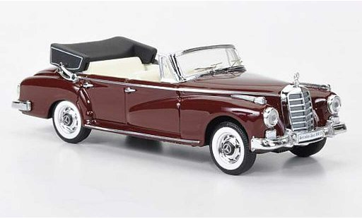 Mercedes 300 Cabriolet 1/43 Rio rood 1958 modelauto