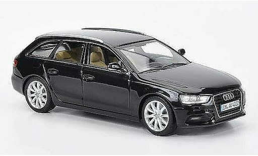 Audi A4 avant 1/43 Minichamps zwart 2012 modelauto