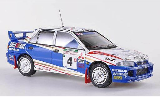 Mitsubishi Lancer Evolution III 1/43 HPI No.4 RalliArt R.Burns / R.Reid Rally Neuseeland 1996 modelauto