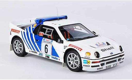 Ford RS 200 Rally 1/43 HPI No.6 Pirelli K.groendel / B.Melander Acropolis 1986 modelauto