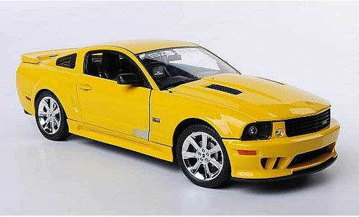 Saleen S281 E 1/18 Welly Mustang geel modelauto