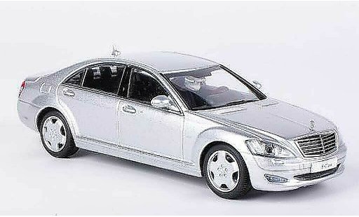 Mercedes Classe S Lang 1/43 Kyosho Langversion (V221) grijsgrijs modelauto