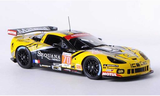 Chevrolet Corvette ZR1 1/43 Spark C6 C6 No.70 Larbre Competition 24h Le Mans 2012 J.P.Belloc/C.Bourret/P.Gibon modelauto