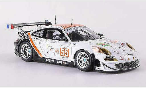 Porsche 911 GT3 RSR 1/43 Spark 2012 No.55 JWA-Avila J.Camathias / P.Daniels / M.Palttala 24h Le Mans modelauto