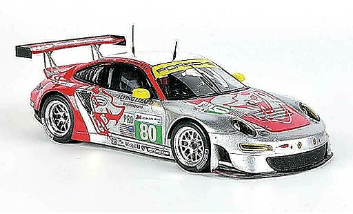 Porsche 911 GT3 RSR 1/43 Spark 2012 No.80 Flying Lizard Motorsports 24h Le Mans J.Bergmeister / M.Holzer / P.Long modelauto