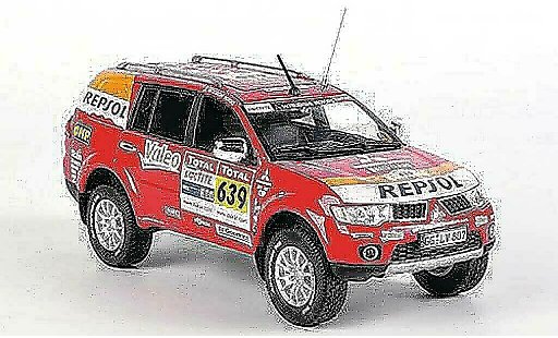 Mitsubishi Pajero Sport 1/43 Vitesse Dakar Team Service Car Rally Dakar 2009 modelauto