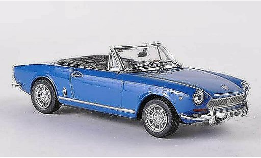 Fiat 124 Sport Spider 1/43 Vitesse BS blauw 1970 modelauto