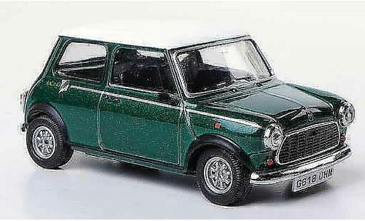 Austin Mini cooper 1/43 Vitesse Racing Green groen/wit RHD 1990 modelauto