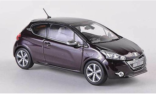 Peugeot 208 Base 1/43 Norev XY lila 3-Turer 2012 modelauto