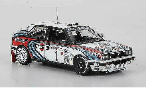 Lancia Delta HF Integrale 1/43 HPI 16V No.1 Martini M.Biasion / T.Siviero Rally Monte Carlo 1990 modelauto