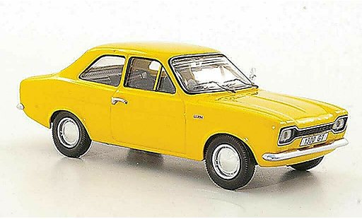 Ford Escort MK1 1/43 Trofeu 1300 GT geel LHD 1968 modelauto
