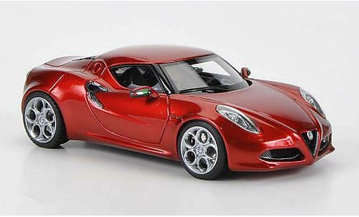 Alfa Romeo 4C concept 1/43 Look Smart rood Villa D'Este 2012 modelauto