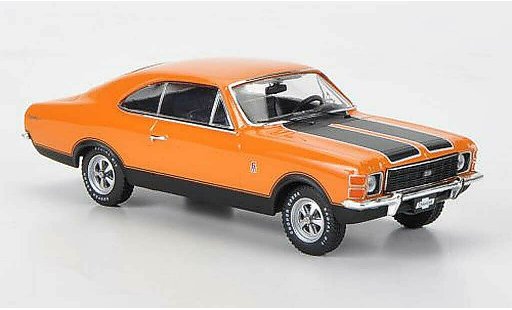 Chevrolet Opala SS 1/43 Premium X oranje/matzwart 1976 modelauto