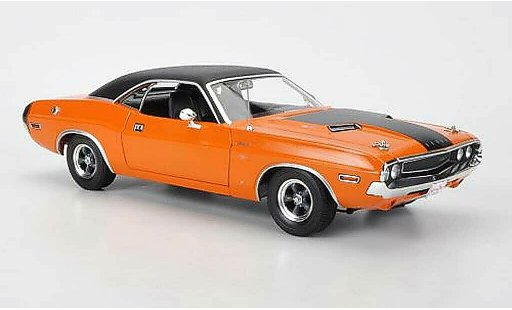 Dodge Challenger 1970 1/18 Greenlight R/T oranje/mat zwart Fast & Furious 2 modelauto