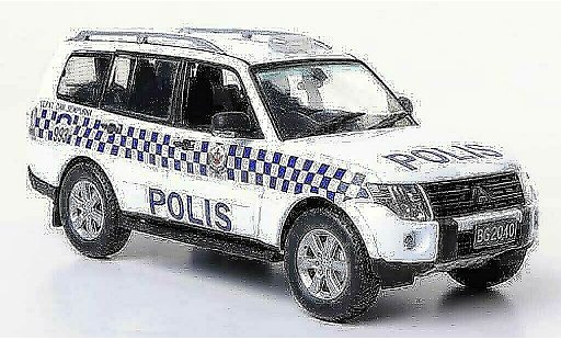 Mitsubishi Pajero Base 1/43 Vitesse Polis Politie Brunei modelauto