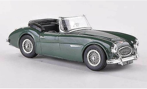 Austin Healey 3000 roadster 1/43 Vitesse groen RHD kap open modelauto