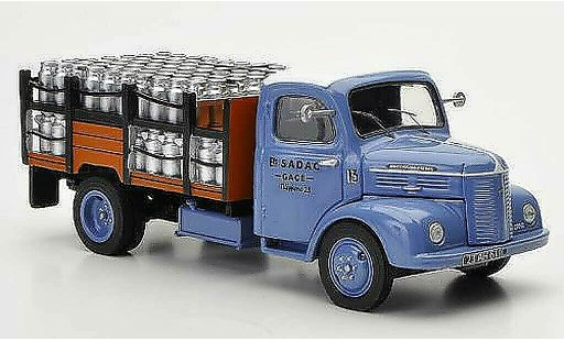 Hotchkiss PL 50 Pritsche 1/43 Eligor laadbak SADAC met Milchkannen als Ladegut modelauto