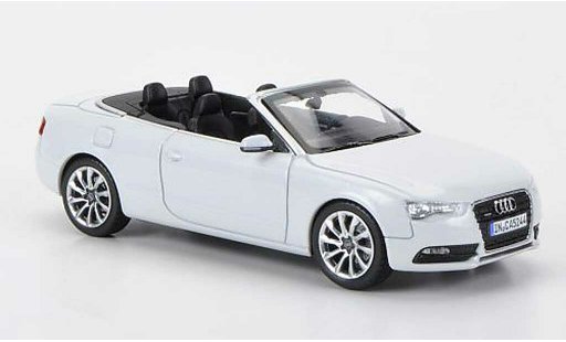 Audi A5 cabriolet 1/43 Norev wit 2011 modelauto
