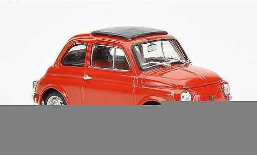 Fiat 500 R 1/43 Brumm roodbruin geslotenes vouwdak 1972 modelauto