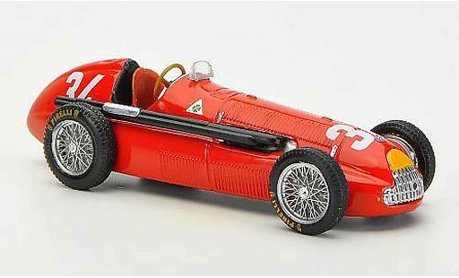 Alfa Romeo 158 gp 1/43 Brumm No.34 J.M.Fangio Monaco 1950 modelauto