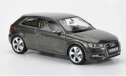 Audi A3 berline 1/43 Schuco grijs bruin 2012 modelauto