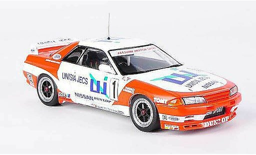 Nissan Skyline R32 1/43 HPI GT-R No.1 Unisia Jecs M.Hasemi / H.Fukuyama JTC Mine 1993 modelauto