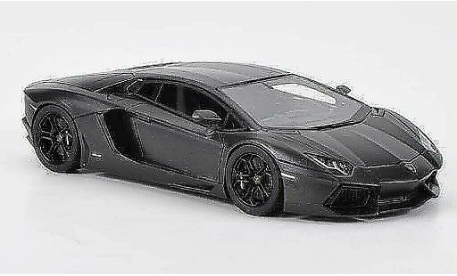 Lamborghini Aventador LP700-4 1/43 Fujimi matzwart modelauto