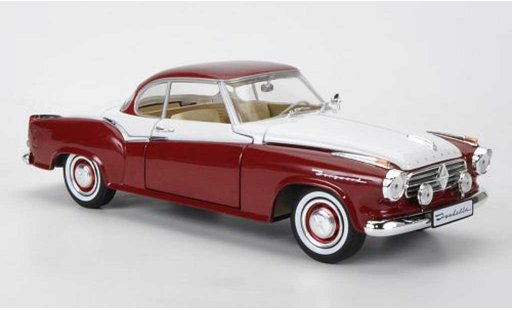 Borgward Isabella coupe 1/18 Revell rood/wit Sondermodell MCW gelimiteerd Auflage 1000 stuk modelauto