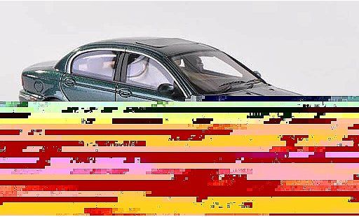 Jaguar X-Type Base 1/43 Premium X zwart-groen RHD 2004 modelauto
