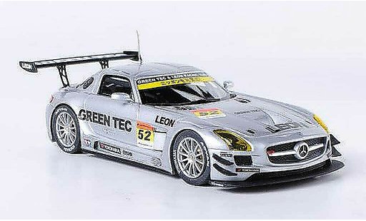 Mercedes SLS GT3 1/43 Ebbro AMG No.52 Green Tec & Leon Super GT300 2012 H.Takeuchi/H.Kurozewa modelauto