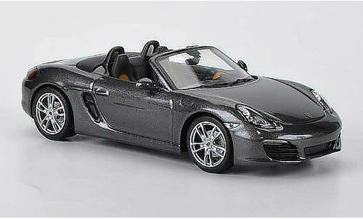 Porsche 718 S 1/43 Minichamps (987) dkl.grijs 2012 modelauto