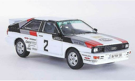 Audi Quattro rallye 1/43 Vanguards No.2 H.Mikkola / A.Hertz Rally Zweden 1981 modelauto
