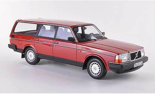 Volvo 240 GL 1/18 BoS Models Stationwagen rood gelimiteerd Auflage 1.000 stuk 1989 modelauto