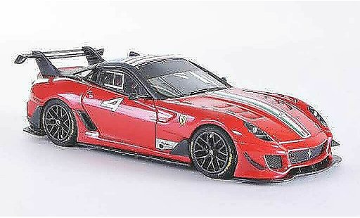 Ferrari 599 XX 1/43 Look Smart EVO No.4 rood F1 2009 met Trikolore en US-Flagge modelauto