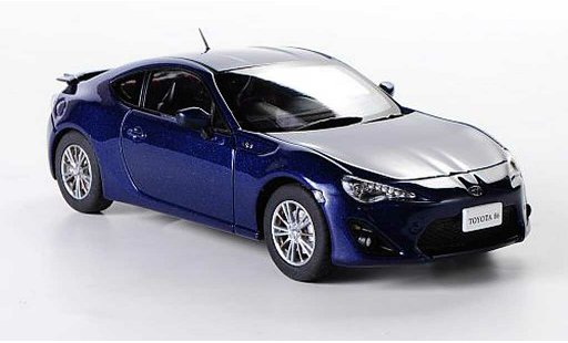 Toyota 86 2012 1/43 Ebbro blauw RHD modelauto