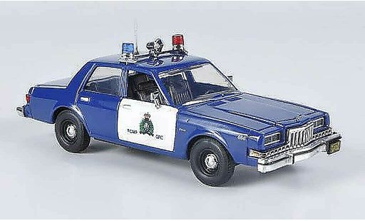 Dodge Diplomat police 1/43 First Response RCMP - Royal Canadian Mounted Politie 1985 modelauto