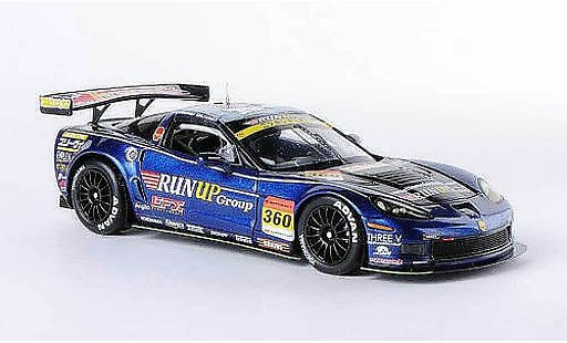 Chevrolet Corvette course 1/43 Ebbro C6 No.360 Run Up Group A.Tanaka/T.Shirasaka SGT 300 2012 modelauto
