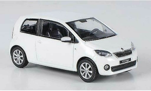 Skoda Citigo 3 portes 1/43 Abrex wit 3- 2012 modelauto