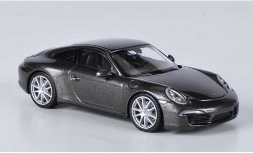 Porsche 911 4S 1/43 Minichamps Carrera grijs 2012 modelauto