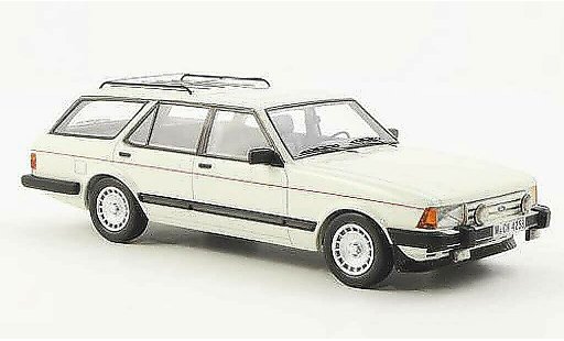 Ford Granada Turnier 1/43 Neo MK II 2.8 Injection wit gelimiteerd Auflage 300 1984 modelauto