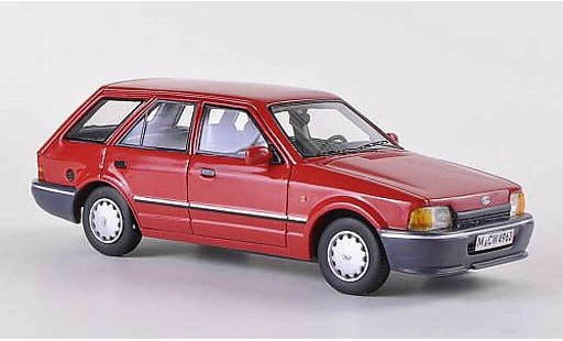 Ford Escort Turnier 1/43 Neo MK IV rood gelimiteerd Auflage 300 stuk 1986 modelauto